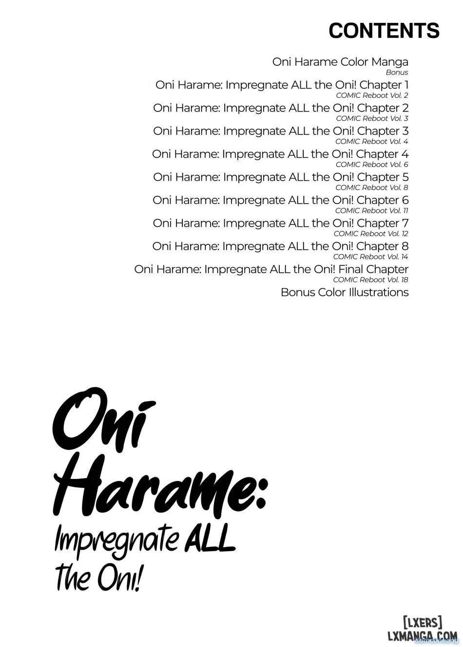 Oni Harame: Impregnate ALL the Oni! 