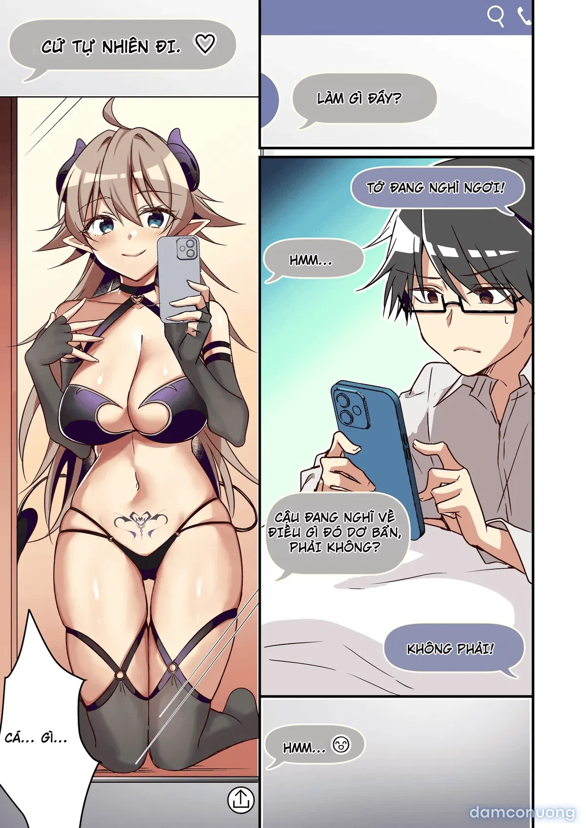 Ơ kìa, tôi bị triệu hồi thành succubus hồi nào vậy ♥? 