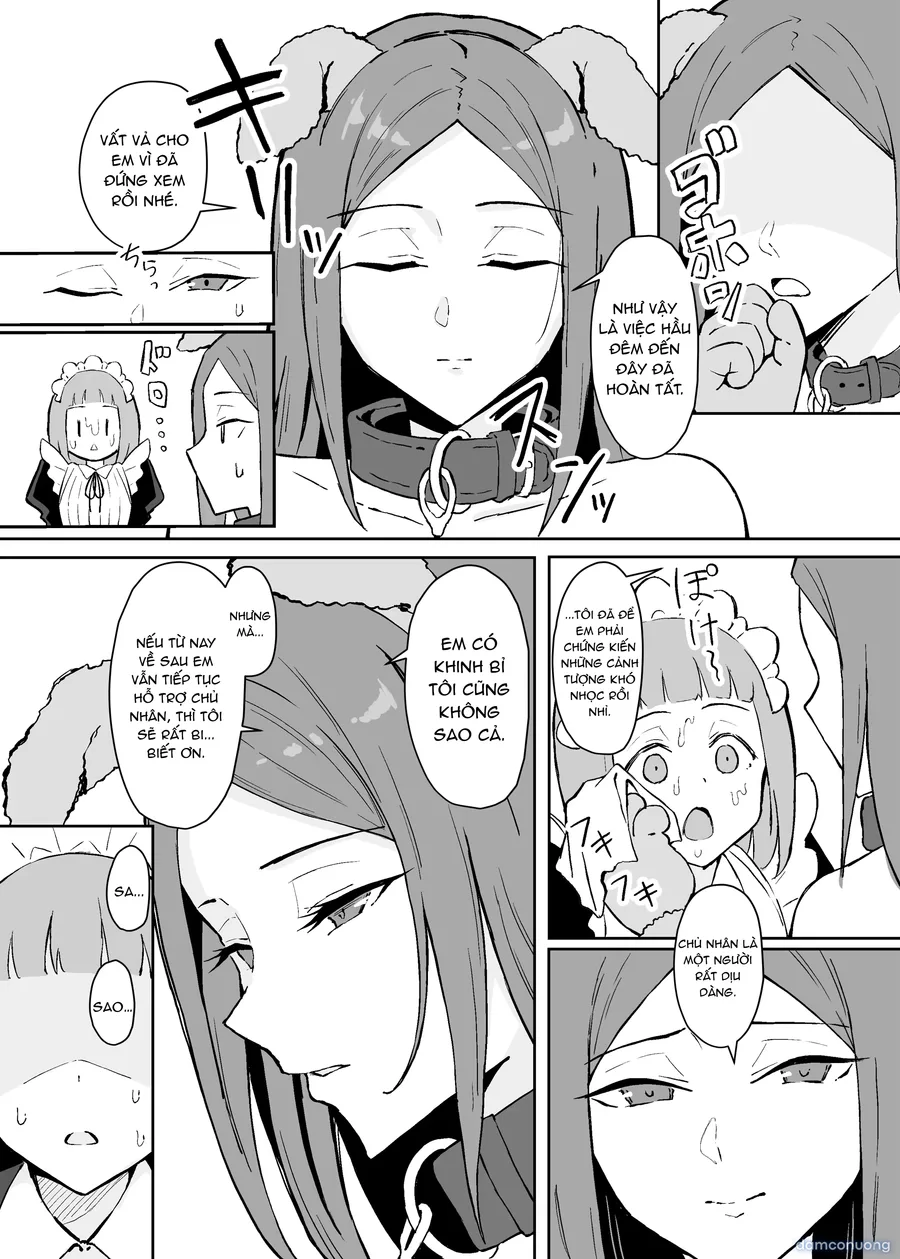 憧れの先輩メイド長の夜伽を見学 