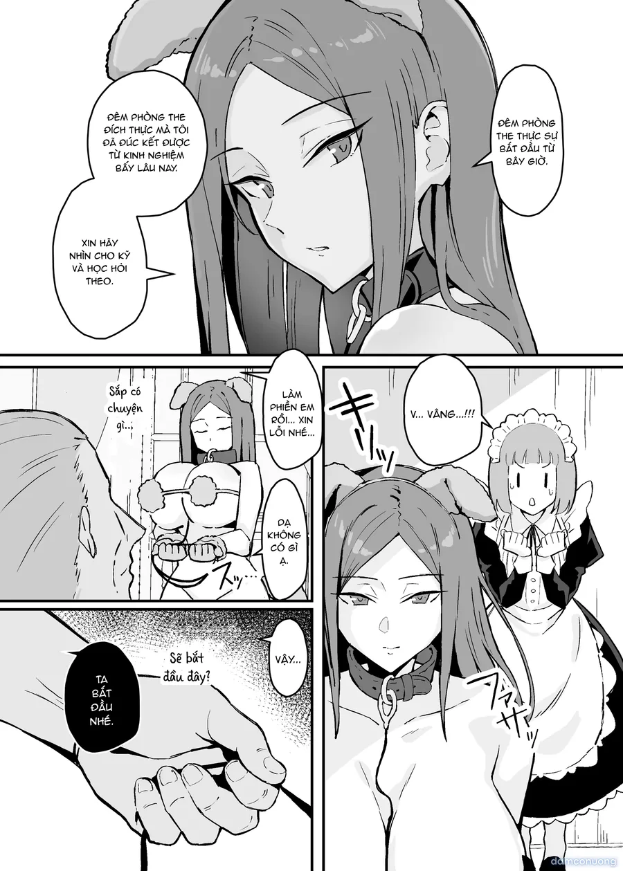 憧れの先輩メイド長の夜伽を見学 