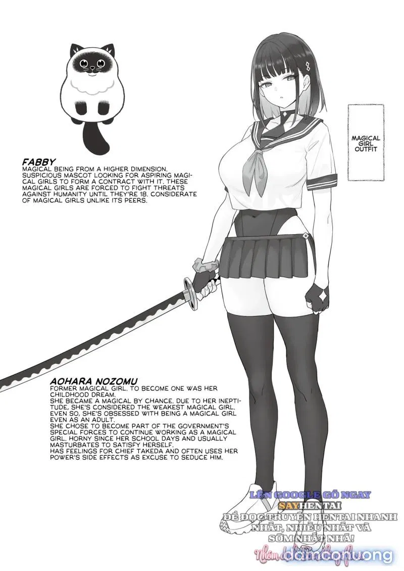 Câu chuyện công việc của cựu cô gái phép thuật [Moto Mahou Shoujo no Shigoto Banashi Ao] 
