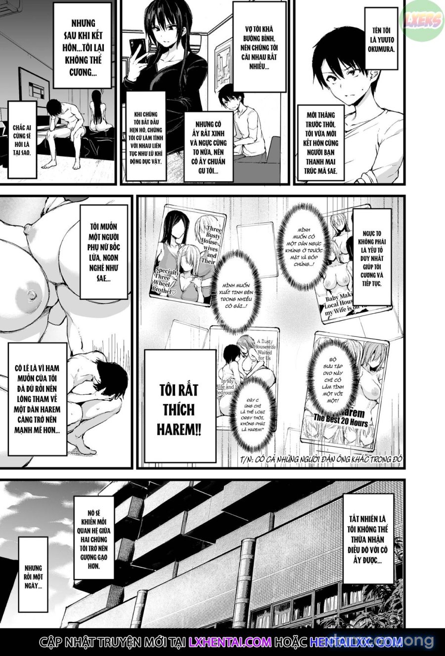 Kyonyuu ga Futari Inai to Bokki Shinai Otto no Tame ni Tomodachi o Tsurete Kita Tsuma 