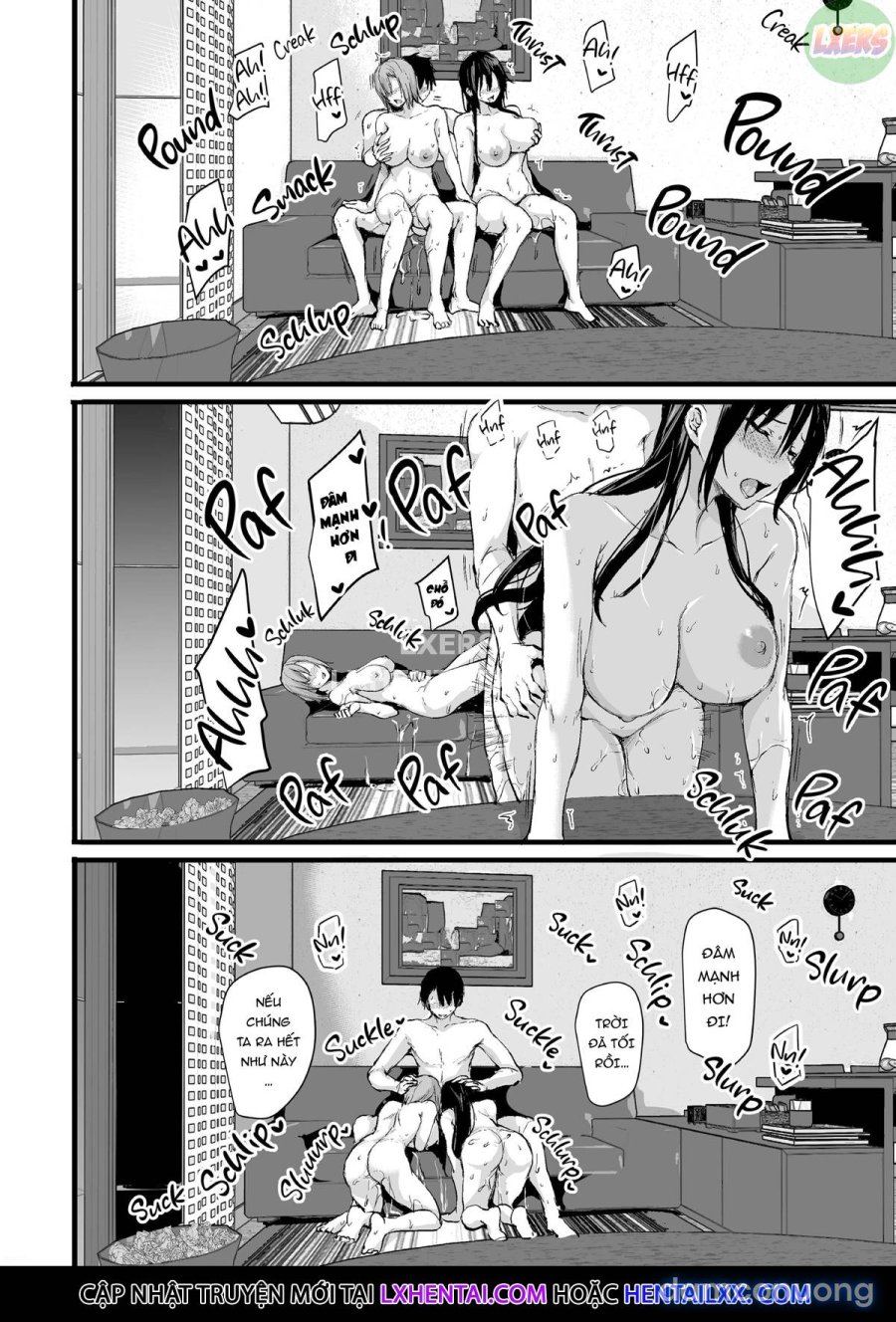 Kyonyuu ga Futari Inai to Bokki Shinai Otto no Tame ni Tomodachi o Tsurete Kita Tsuma 