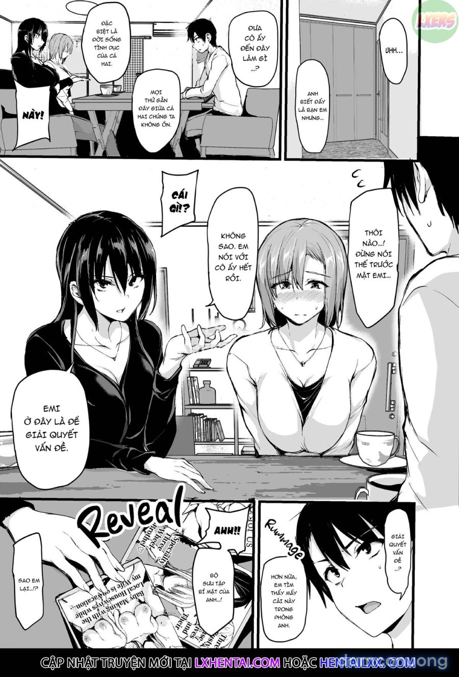 Kyonyuu ga Futari Inai to Bokki Shinai Otto no Tame ni Tomodachi o Tsurete Kita Tsuma 