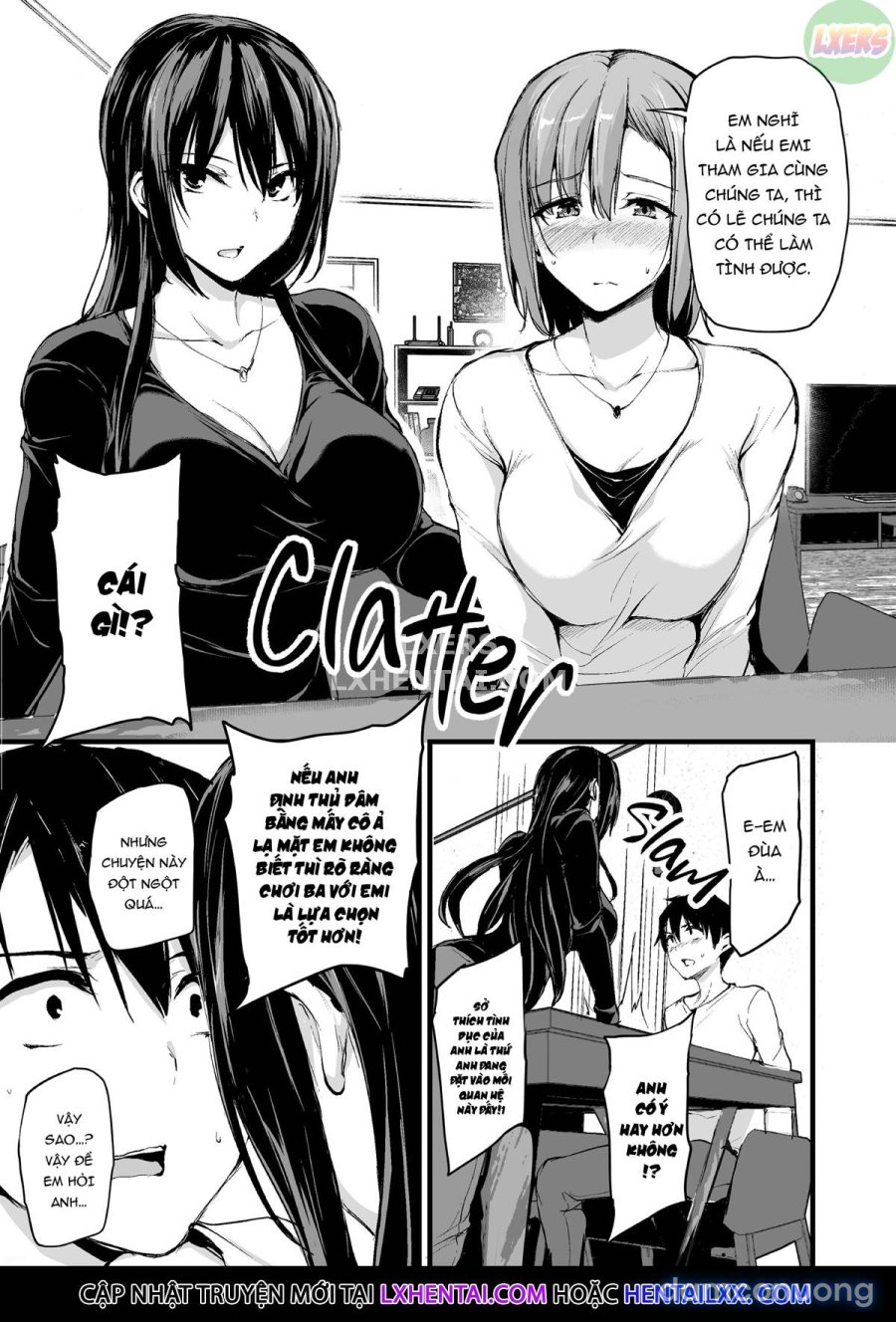 Kyonyuu ga Futari Inai to Bokki Shinai Otto no Tame ni Tomodachi o Tsurete Kita Tsuma 