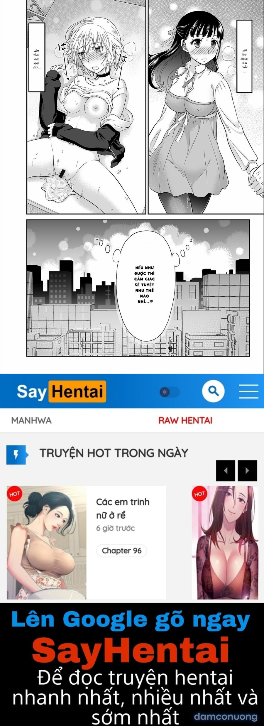 Anh ta không thể làm em thỏa mãn vậy thì anh có làm được không? 