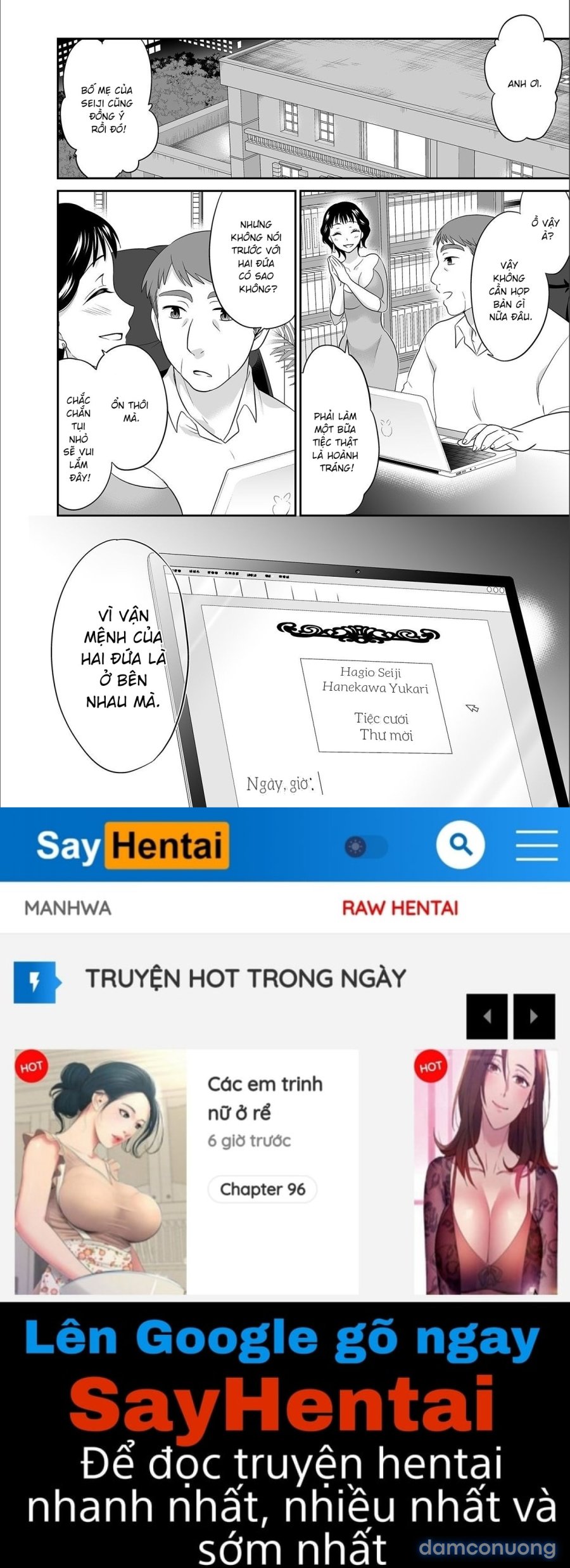Anh ta không thể làm em thỏa mãn vậy thì anh có làm được không? 