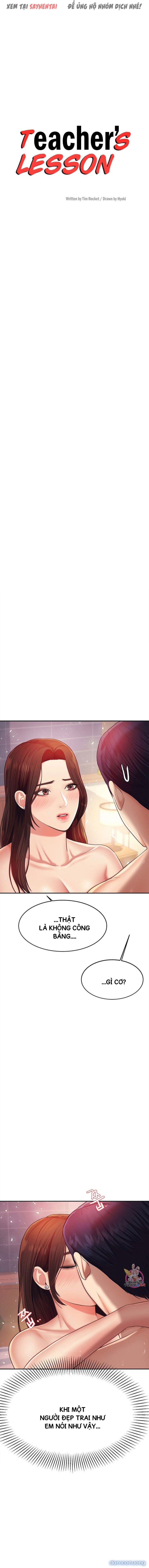 Bài học của giáo viên 