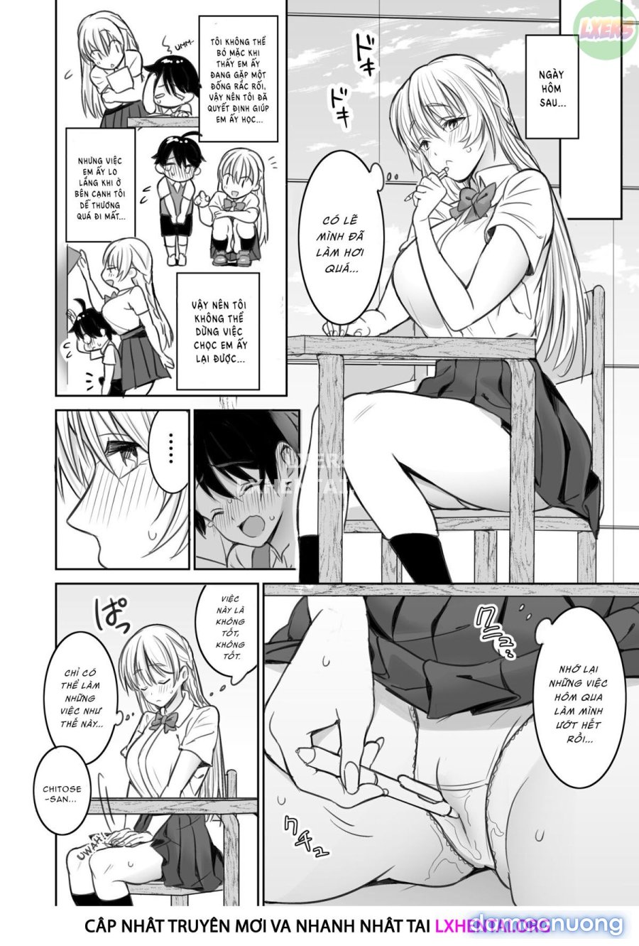 A Story About the Lewd Things the Onee-San I Met at the Library Does to Me 