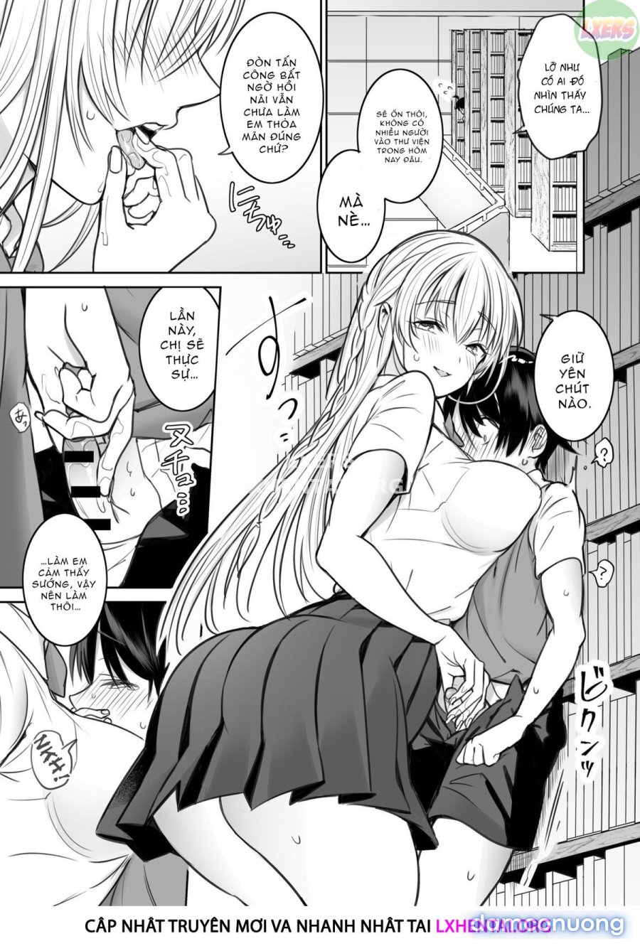 A Story About the Lewd Things the Onee-San I Met at the Library Does to Me 