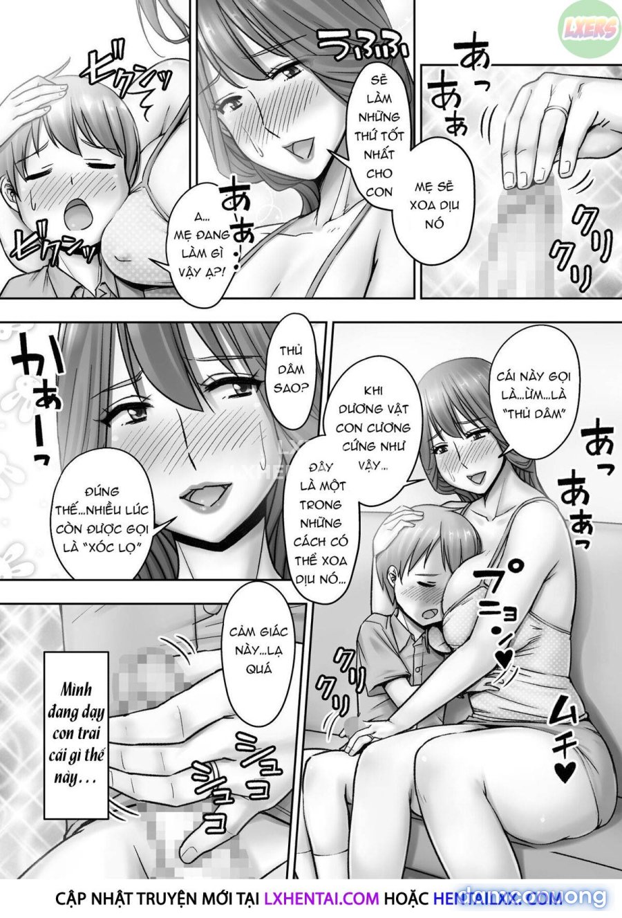 Well-mannered mother's indecent sex education 