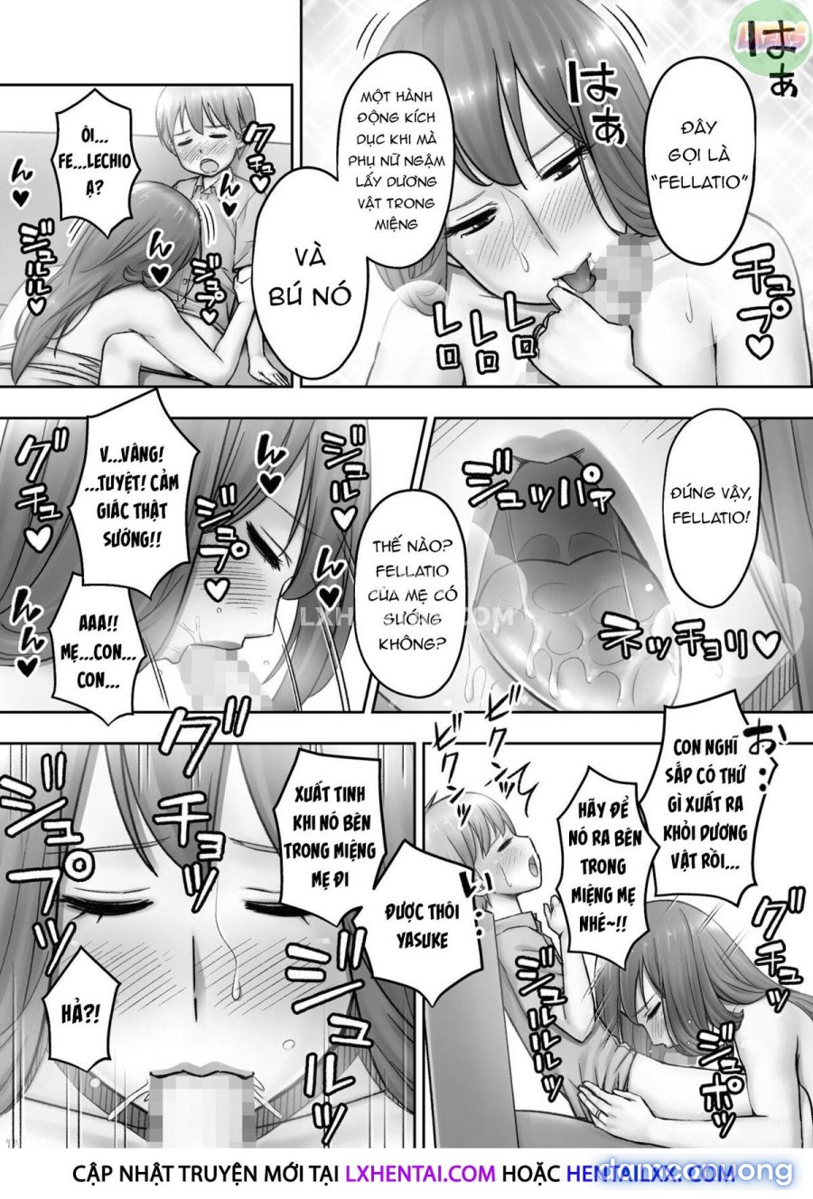 Well-mannered mother's indecent sex education 
