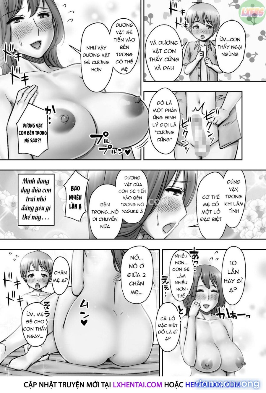 Well-mannered mother's indecent sex education 