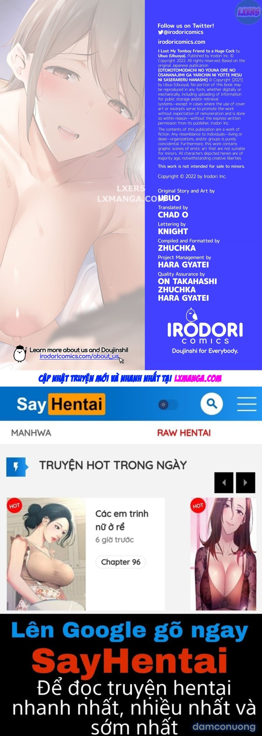 Tôi đã mất người bạn tomboy của mình vào tay một con cặc khổng lồ 