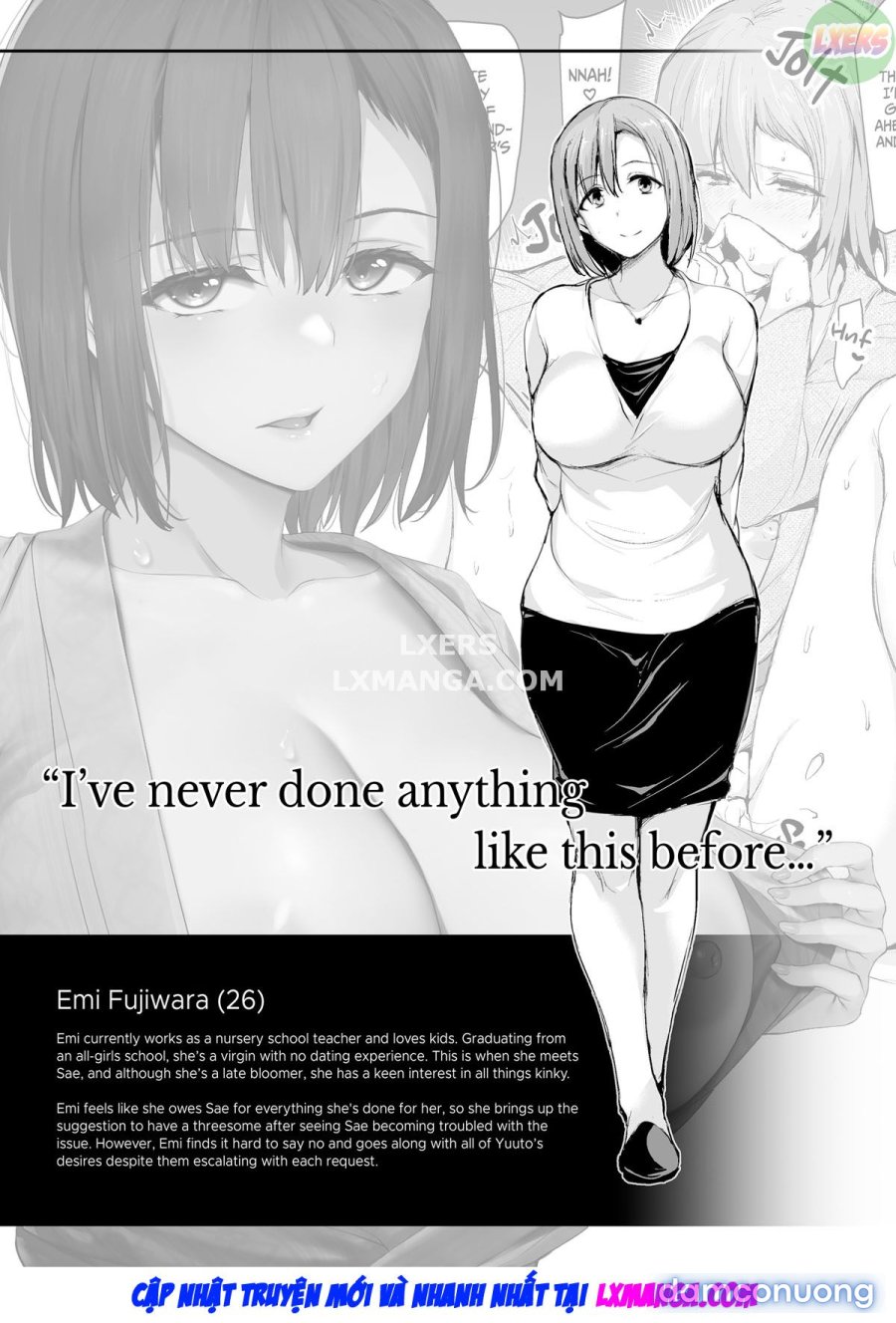 Kyonyuu ga Futari Inai to Bokki Shinai Otto no Tame ni Tomodachi o Tsurete Kita Tsuma 