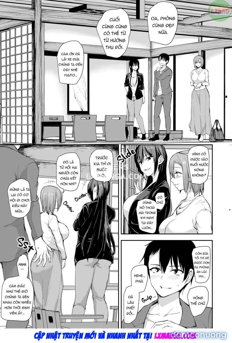 Kyonyuu ga Futari Inai to Bokki Shinai Otto no Tame ni Tomodachi o Tsurete Kita Tsuma 