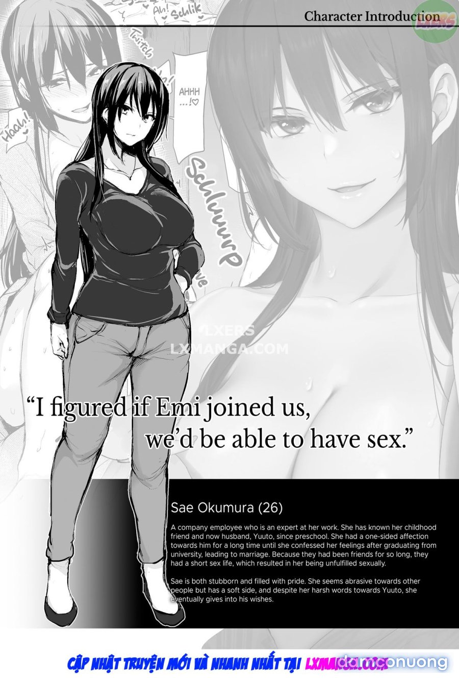 Kyonyuu ga Futari Inai to Bokki Shinai Otto no Tame ni Tomodachi o Tsurete Kita Tsuma 