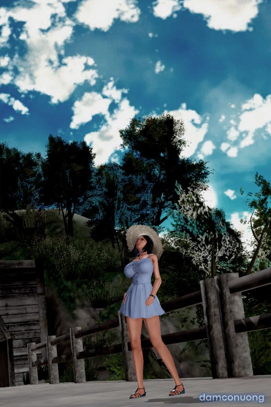 Natsuki in Rural Village 