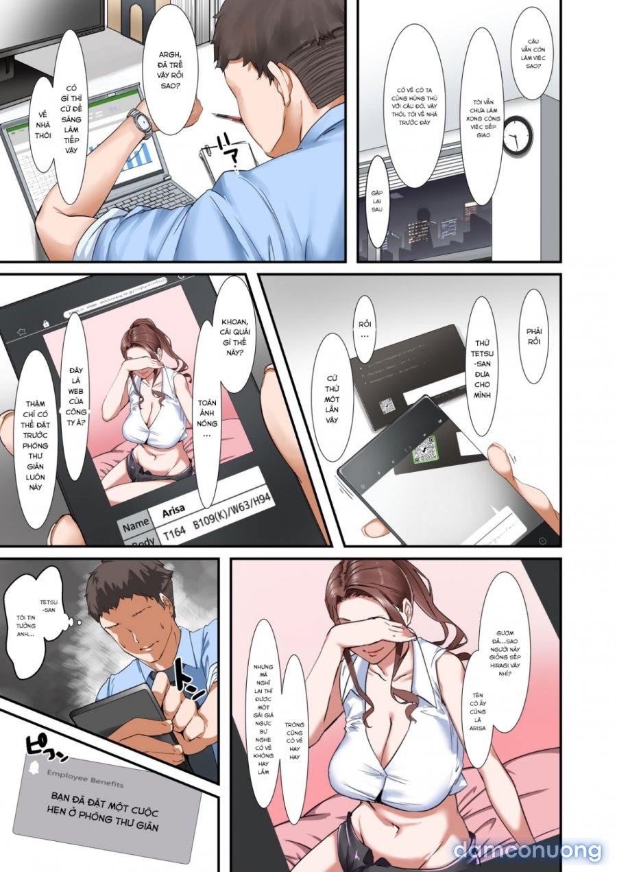 A Boss With Slutty Tits Who Gives Naughty Services in the Company's Relaxation Room 