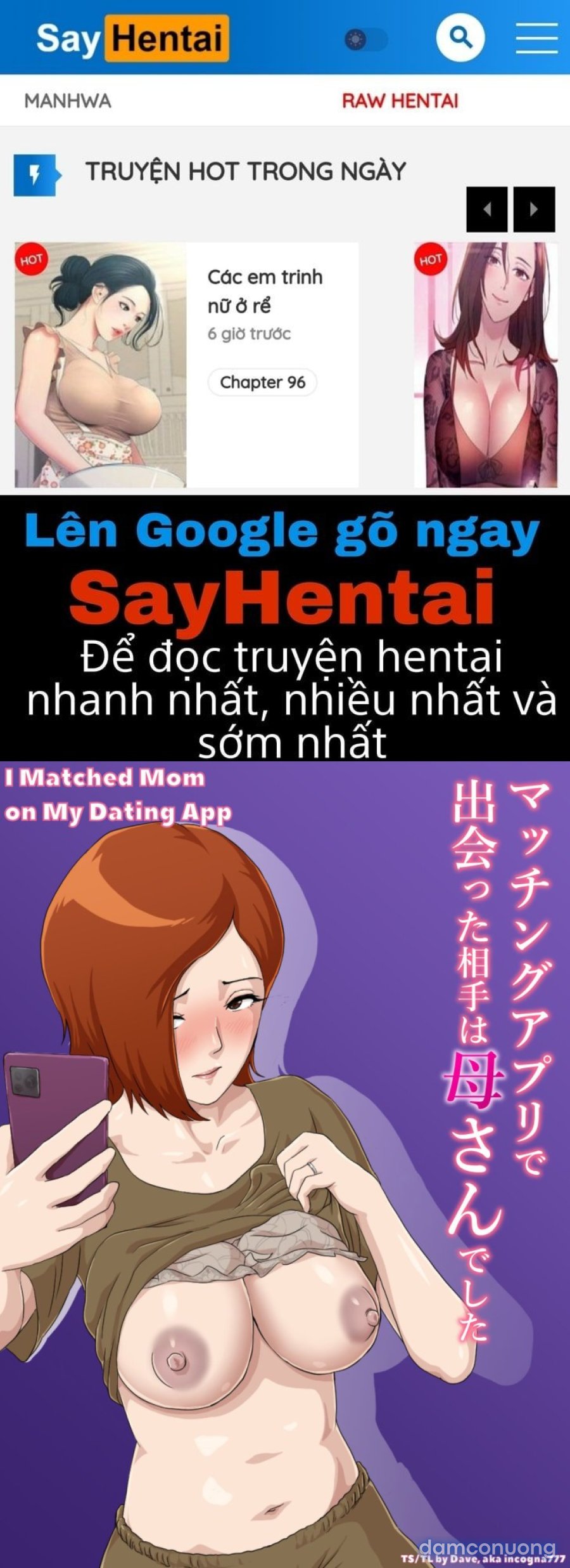 Bắt Gặp Mẹ Sử Dụng Cùng App Hẹn Hò!!! 