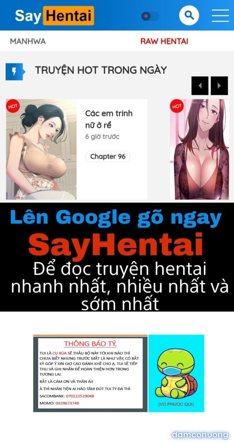 Thưa cô, nó đang được bán. 