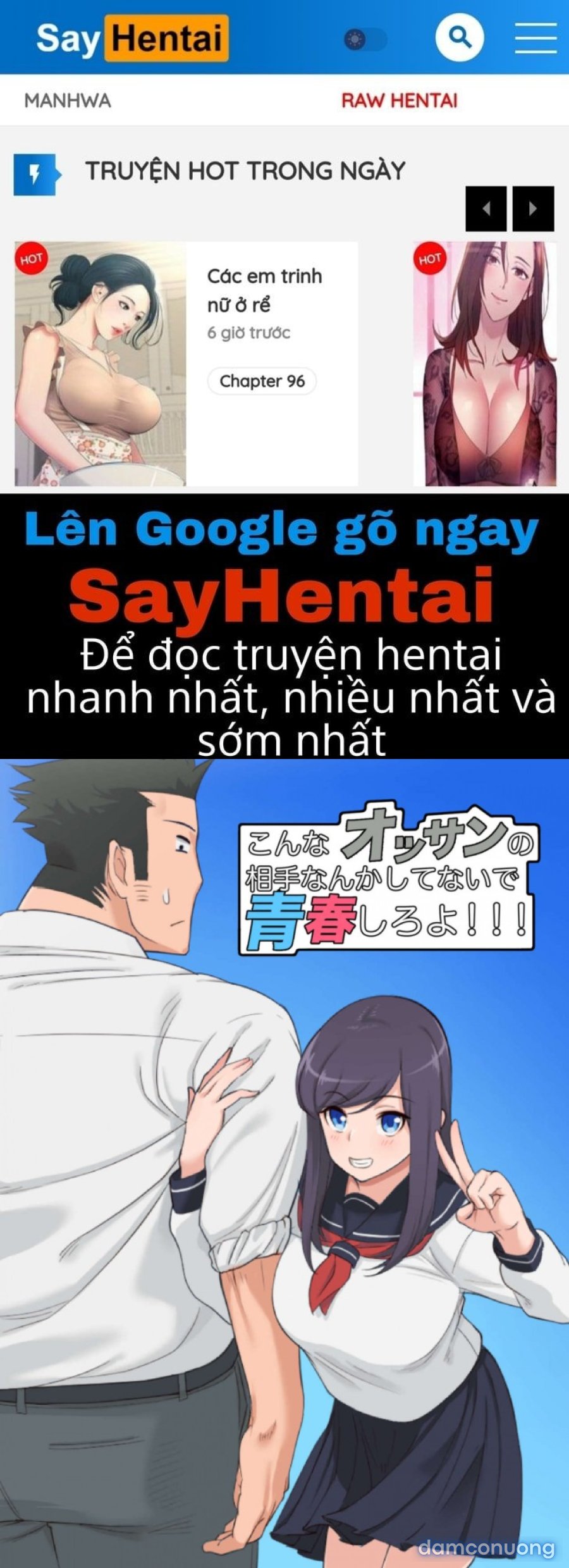 Konna Ossan no Aite nanka Shitenaide Seishun Shiro yo 