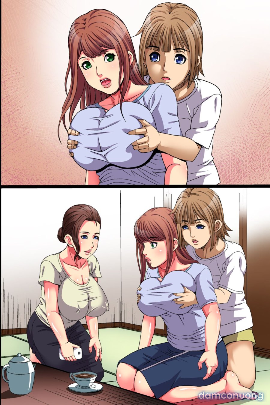 Teishuku na Tsuma no Ura no Kao 