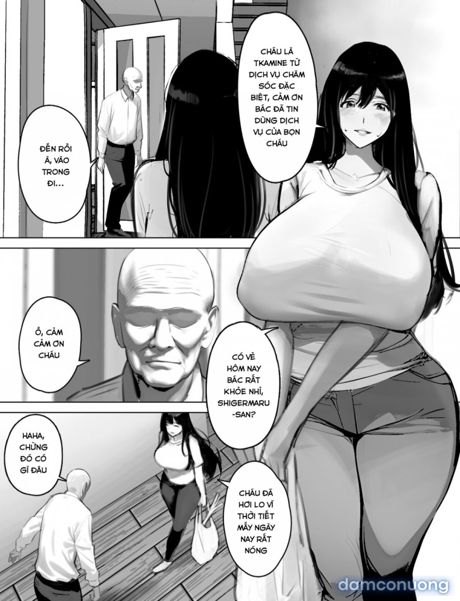 Bakunyuu Home Helper no Ecchi na Houmon Kaigo 