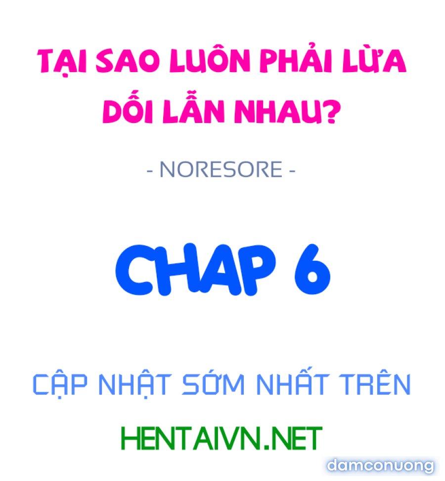 Tại sao luôn phải lừa dối lẫn nhau? 