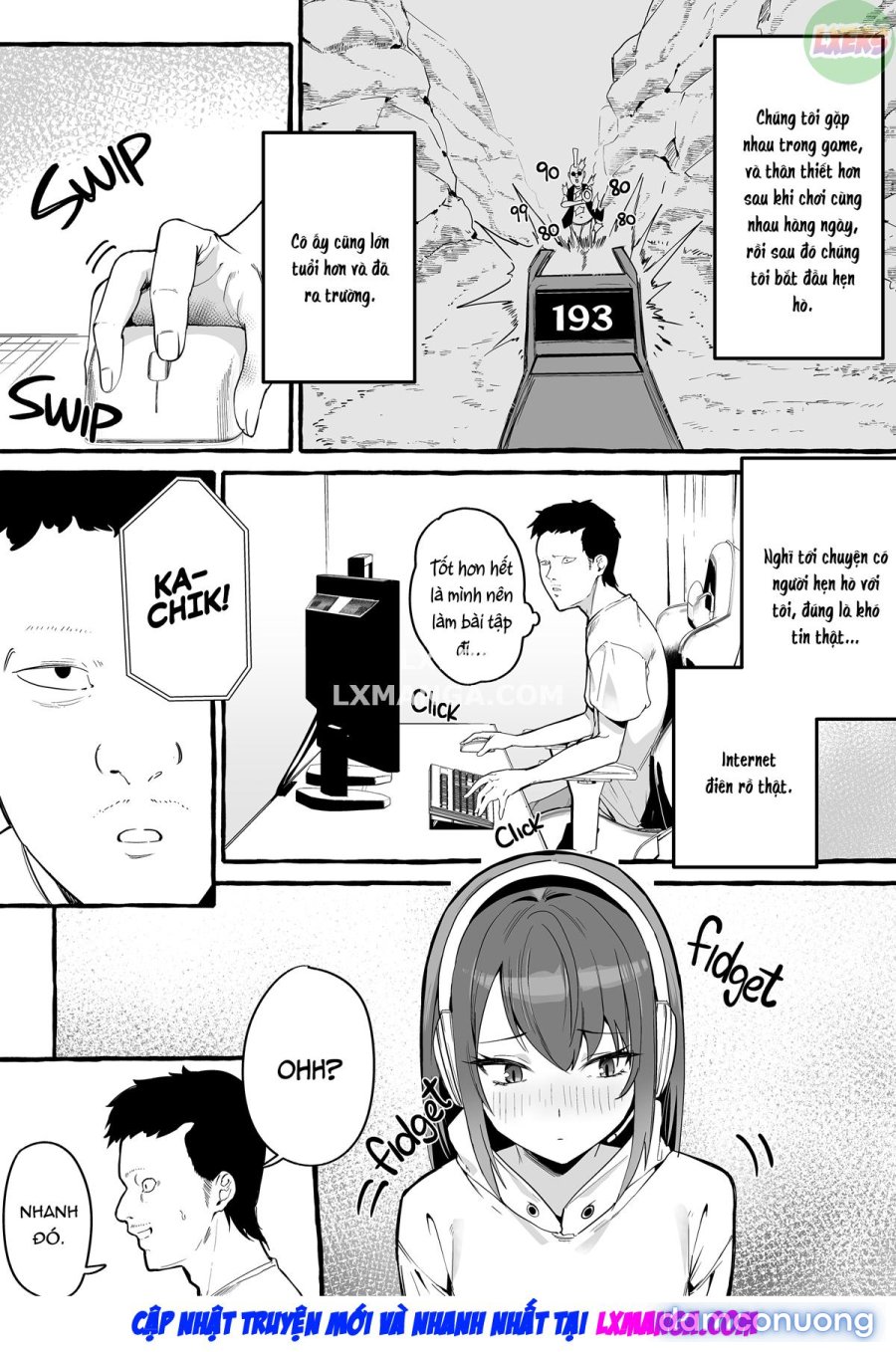 Net de Deatta Kyonyu Kanojo to Attara Shiboritoraremakutta Hanashi. 