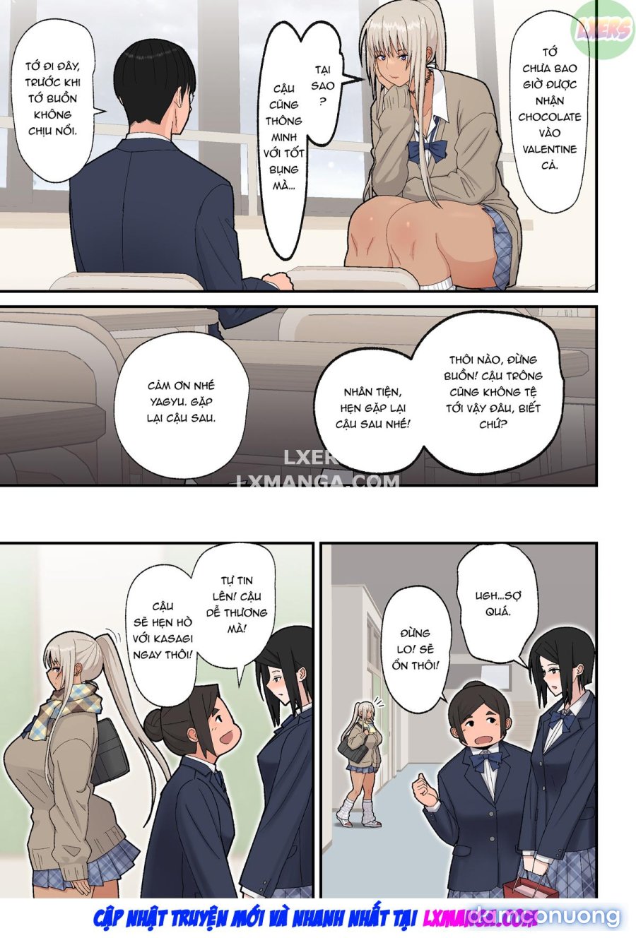 Class no Kinpatsu Kyonyuu Gal to Itya Love Ecchi suru Hanashi 
