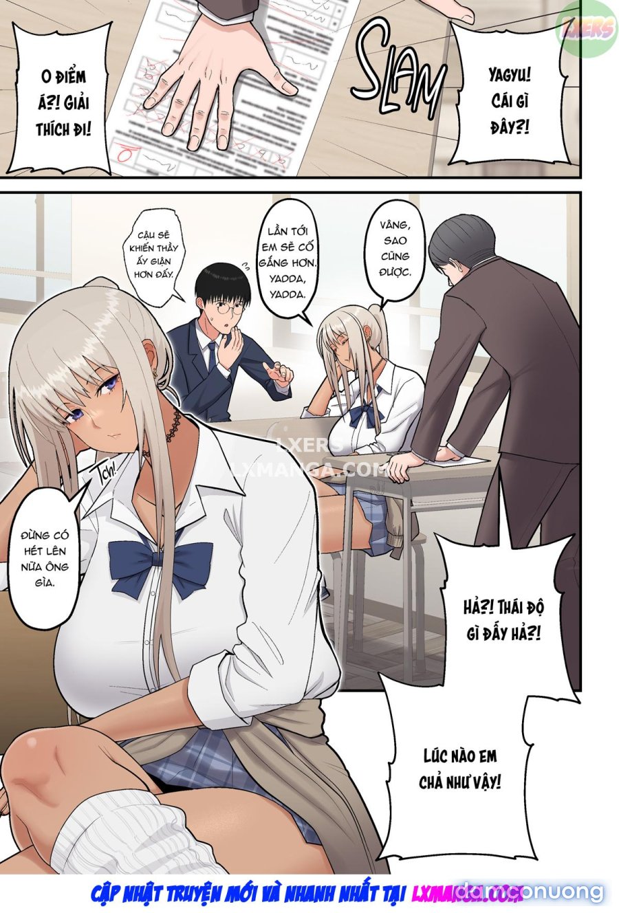 Class no Kinpatsu Kyonyuu Gal to Itya Love Ecchi suru Hanashi 