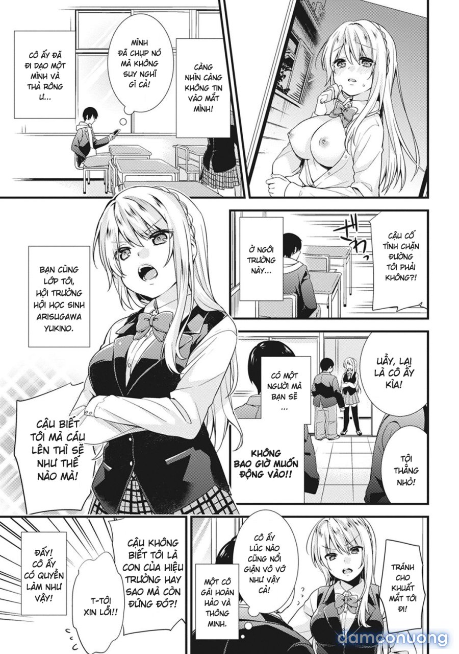 Gakuen no Ojou-sama ga Roshutsukyou no Dohentai datta Hanashi 