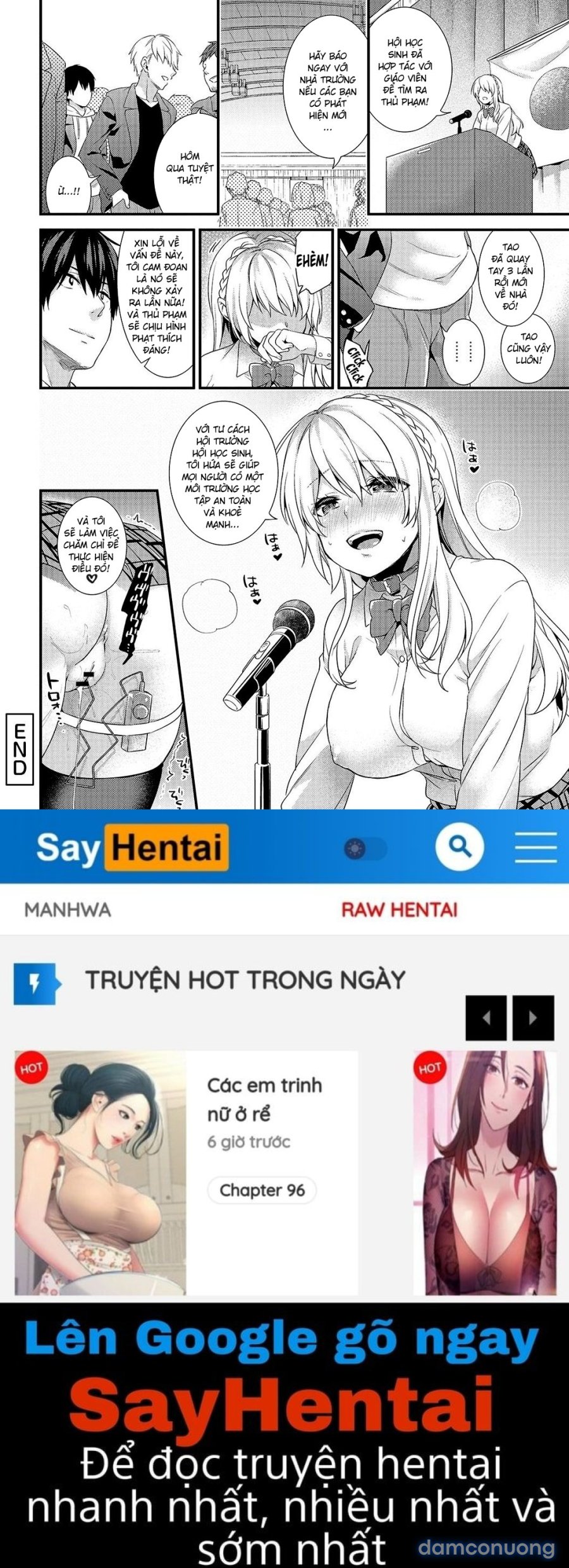Gakuen no Ojou-sama ga Roshutsukyou no Dohentai datta Hanashi 