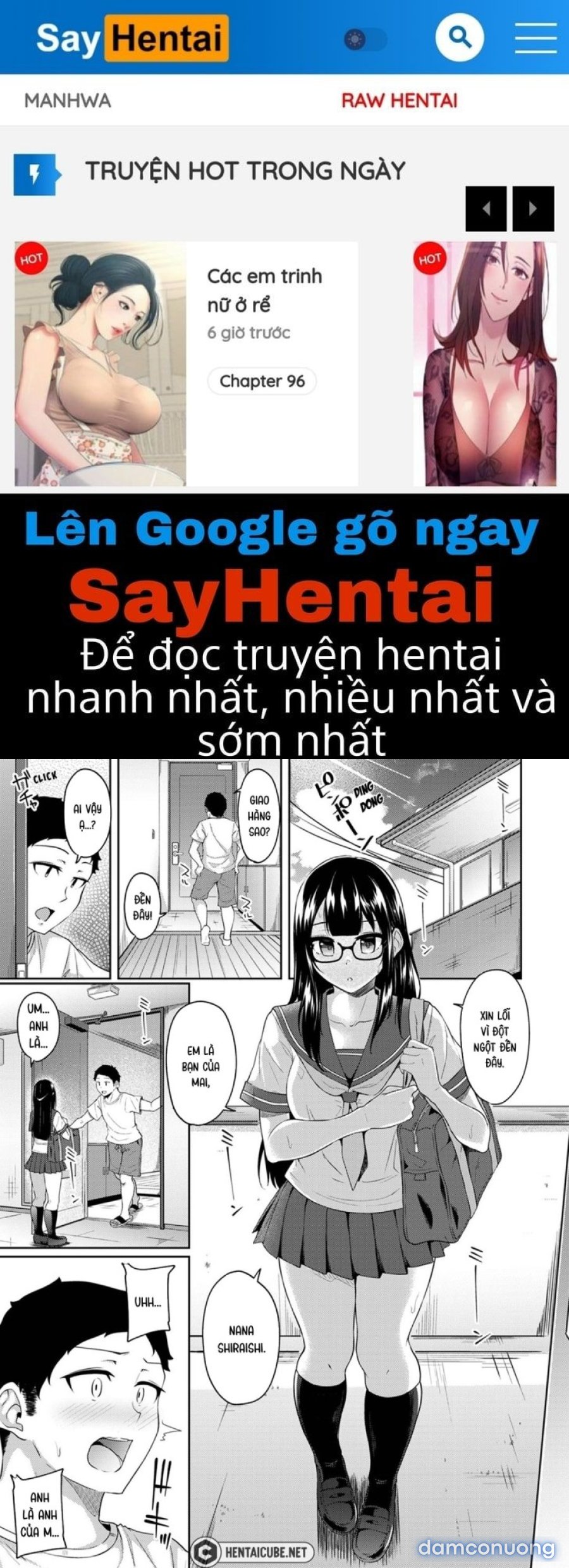 Tôi cố chịch em gái khi thấy ẻm mặc tạp dề khỏa thân... 