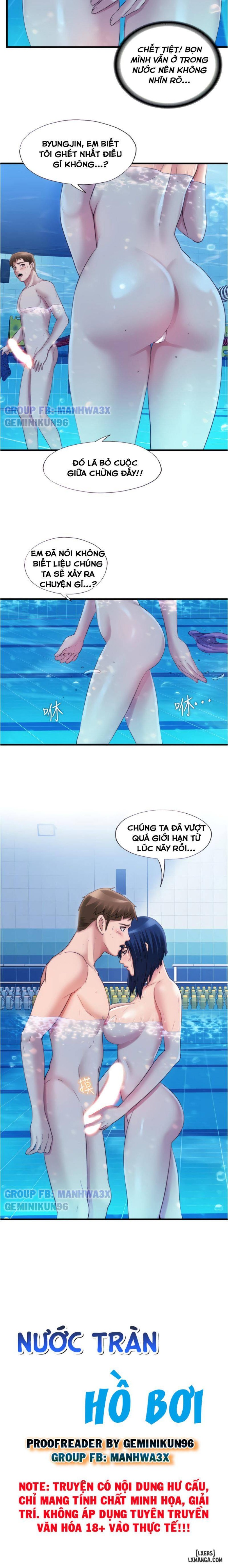 Nước Tràn Hồ Bơi 