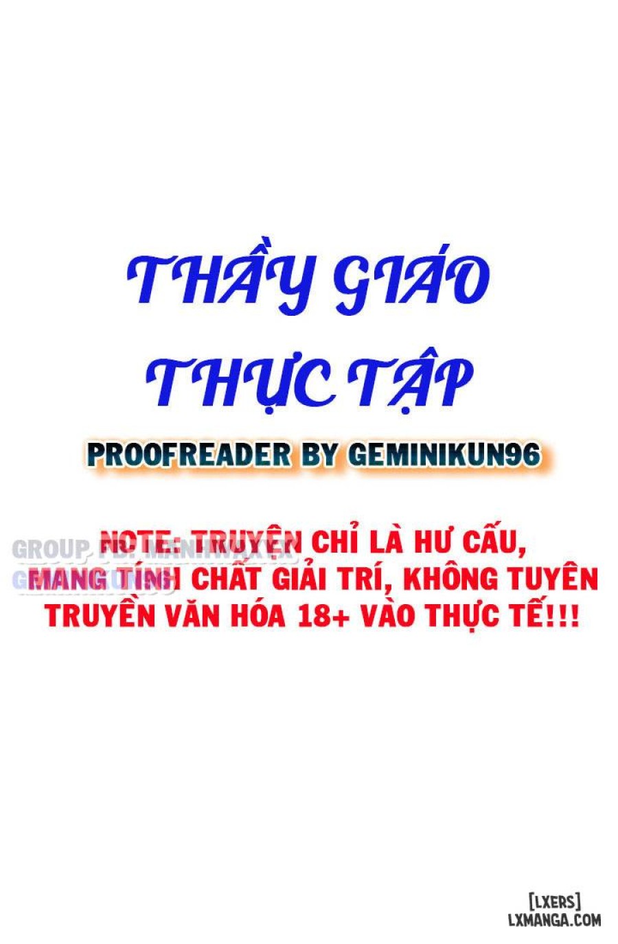 Thầy Giáo Thực Tập 