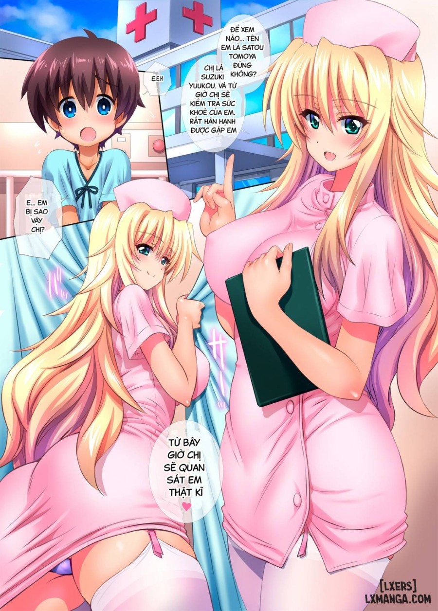 Byouin ni Ittara Ecchi na Nurse no Onee-san ni Kensa sarechatta Hanashi 