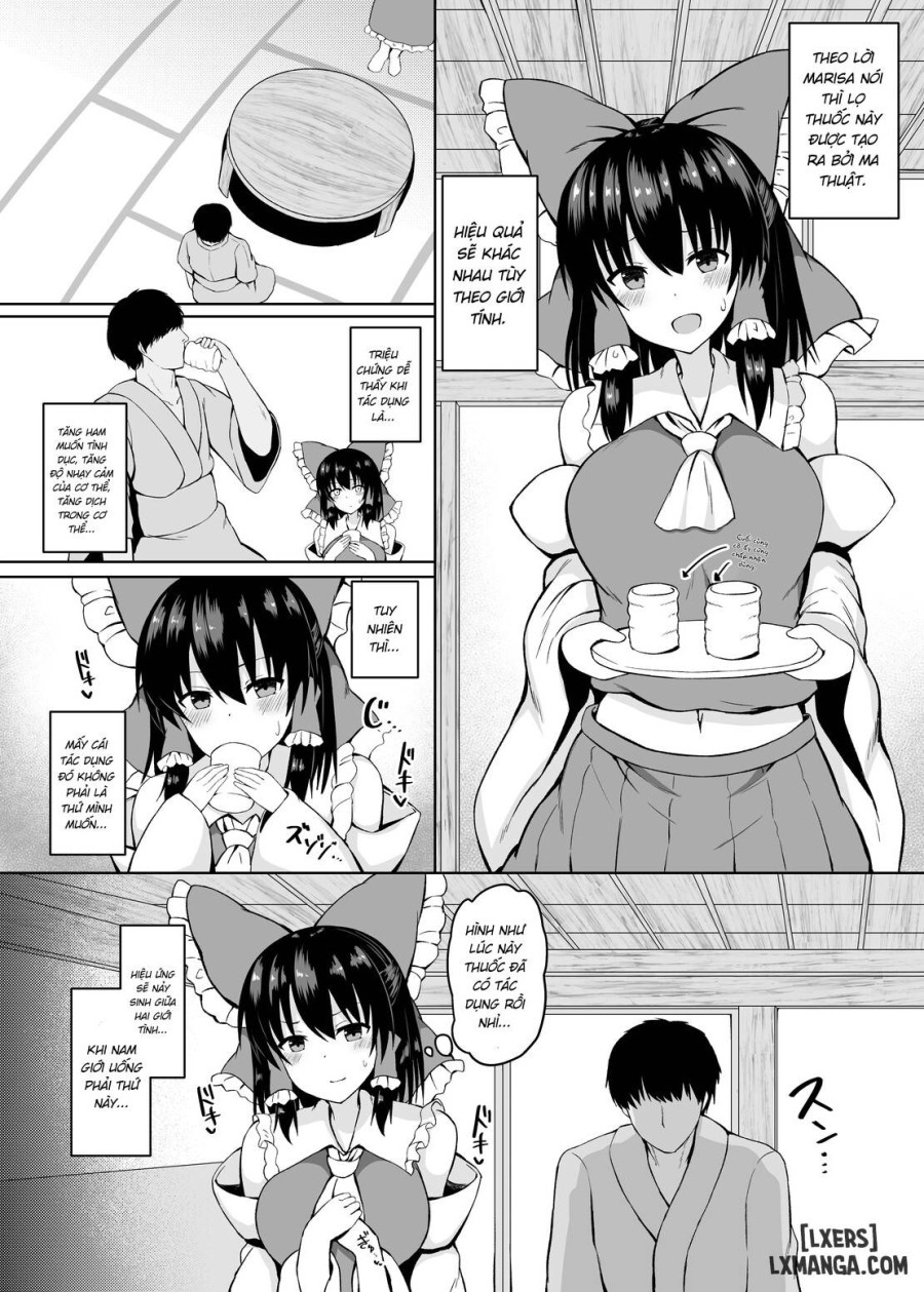 H ga Shitai Reimu-san ni Biyaku o Morareru Hanashi 