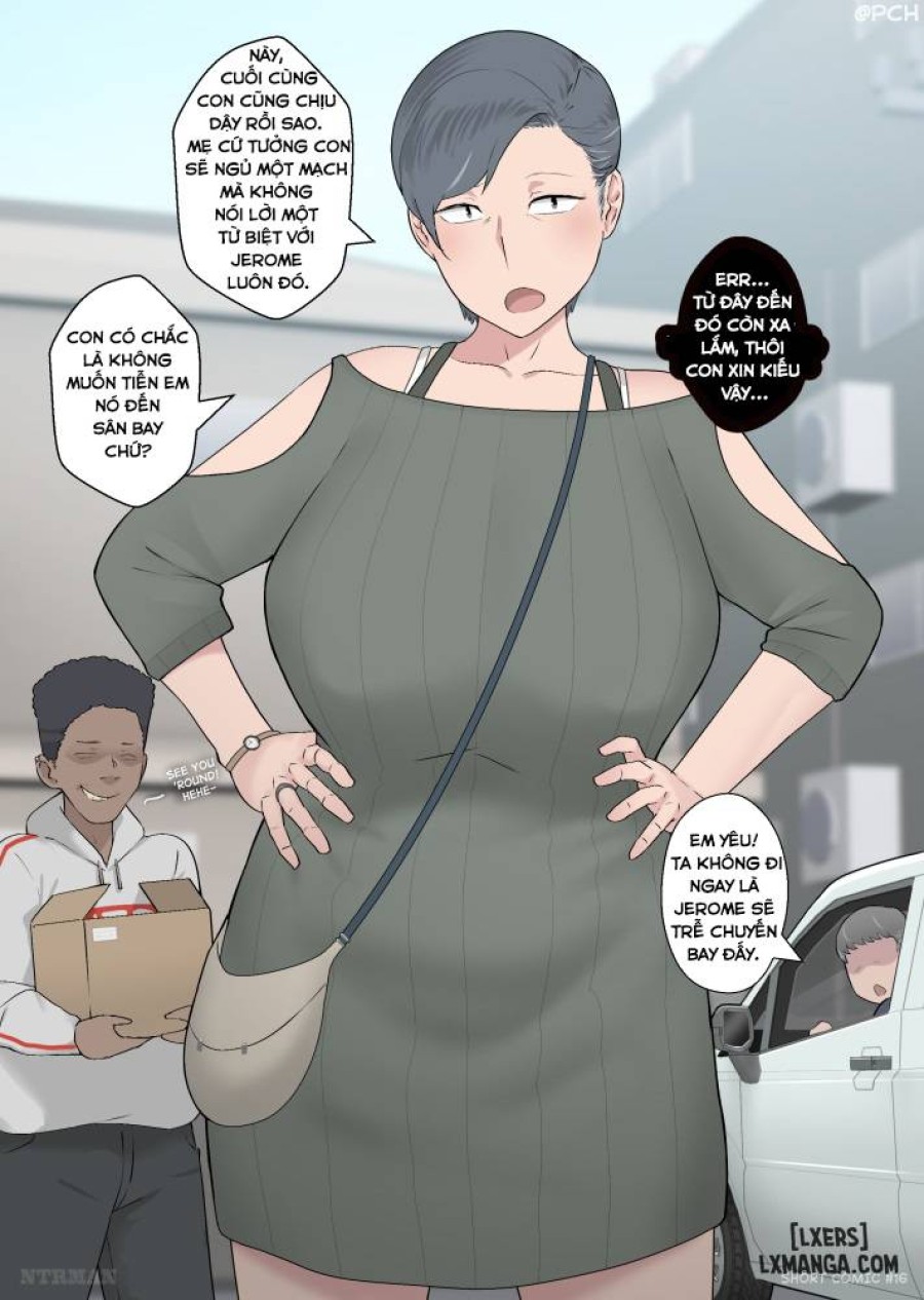 Chichi wa Hisoka ni Homestay Saki ni Haha o Nejikoma seteit 