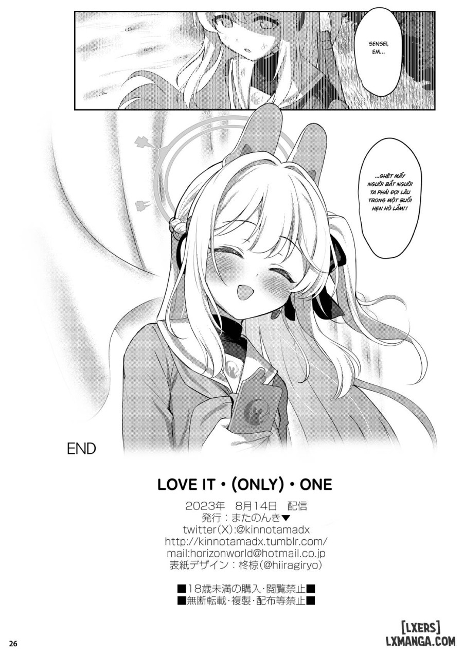 LOVE IT • ONLY • ONE 