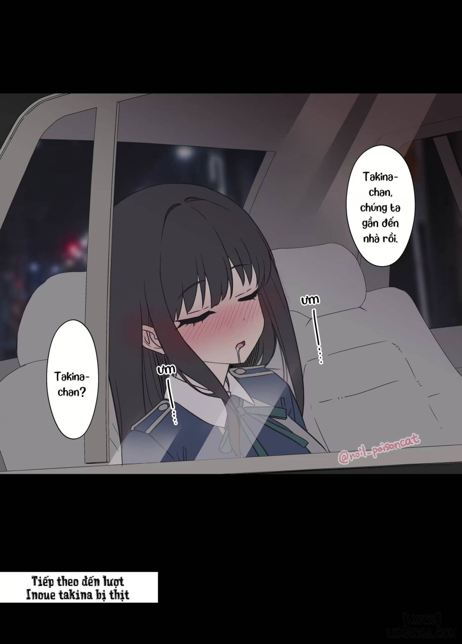 Làm tình với Nishikigi Chisato và Inoue Takina đang say rượu 