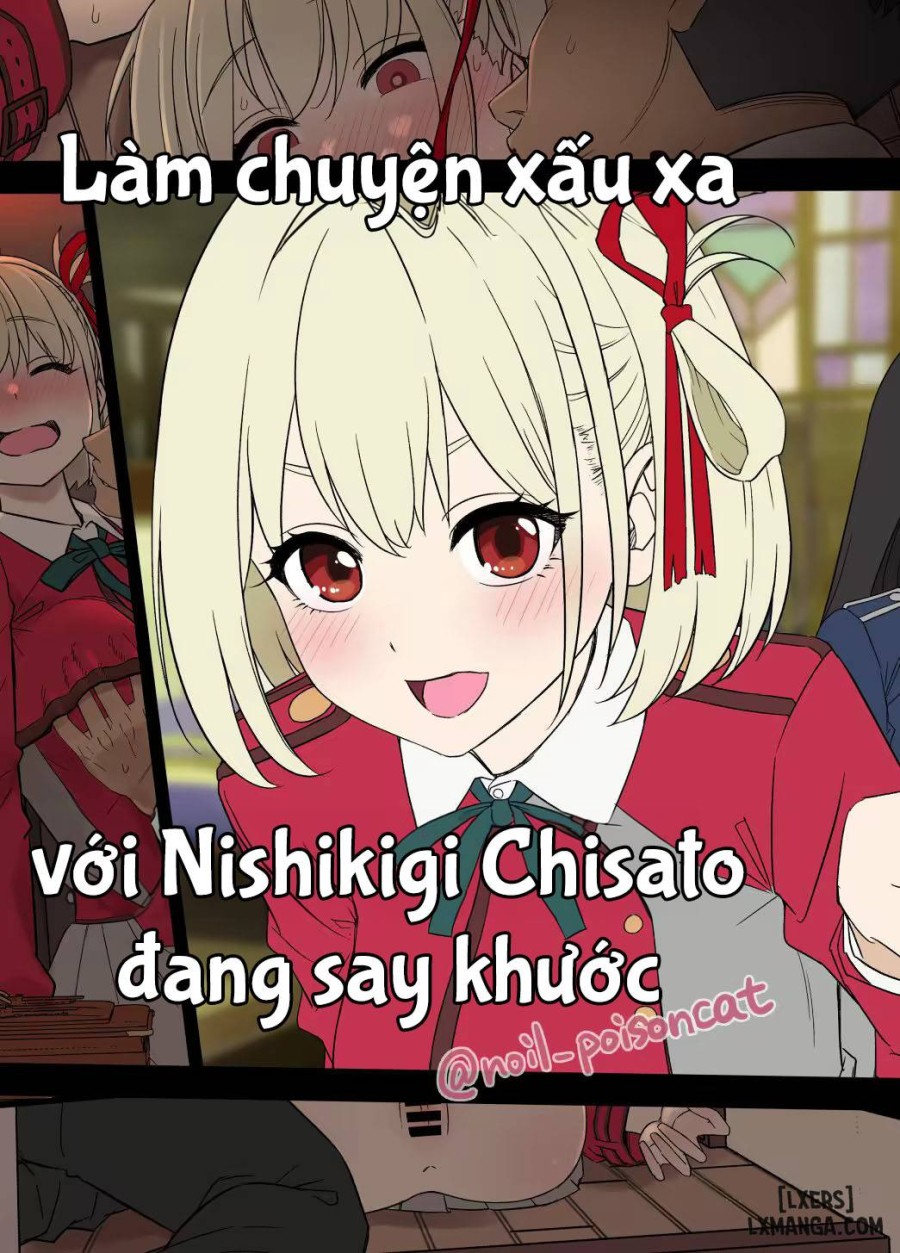 Làm tình với Nishikigi Chisato và Inoue Takina đang say rượu 