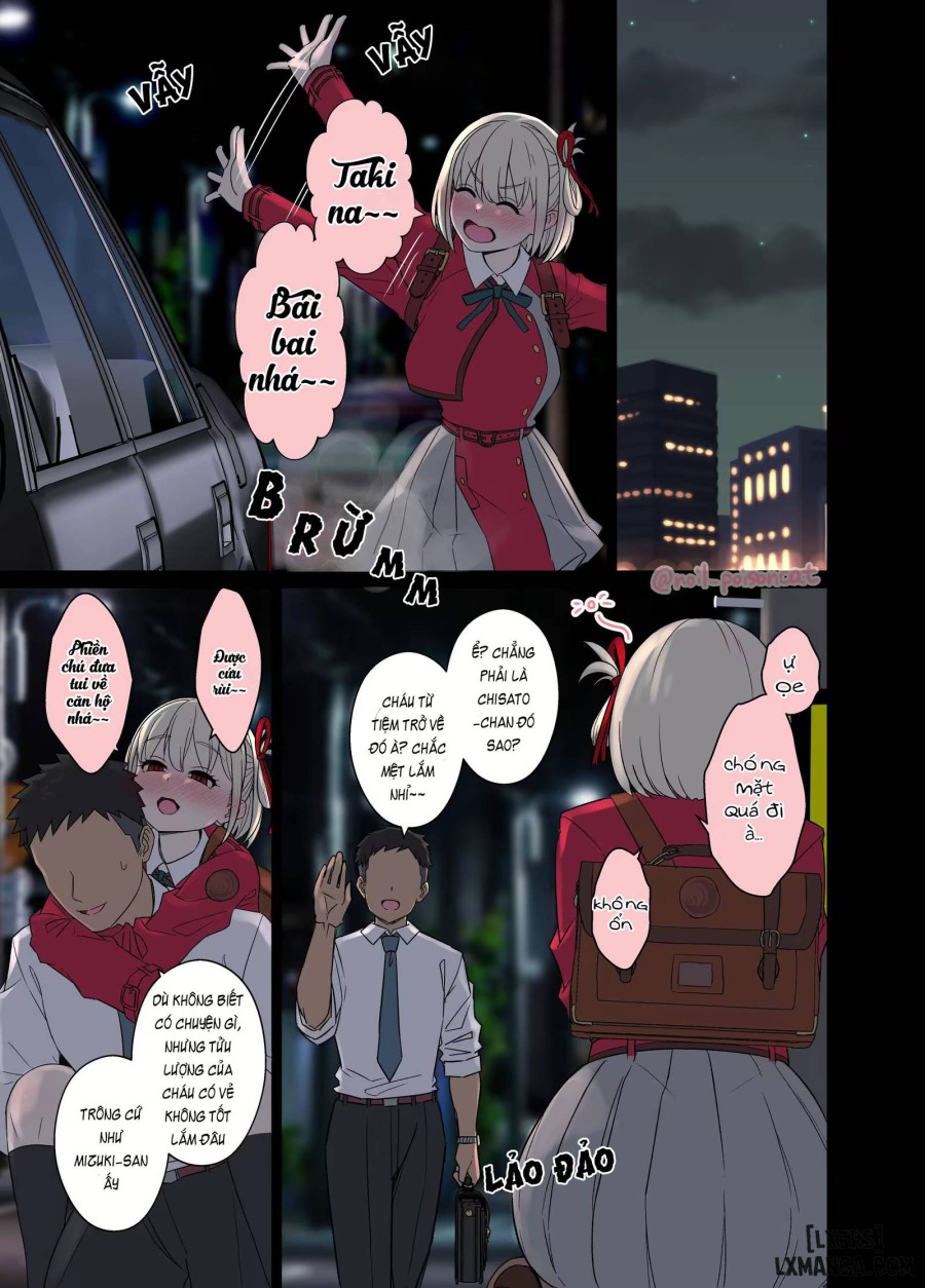 Làm tình với Nishikigi Chisato và Inoue Takina đang say rượu 
