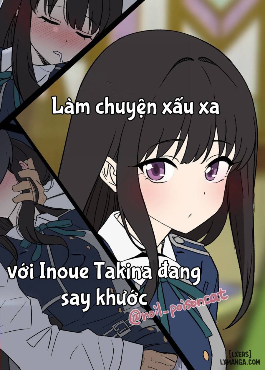 Làm tình với Nishikigi Chisato và Inoue Takina đang say rượu 