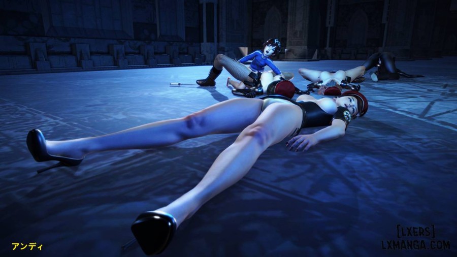 4Beautiful female soldiers were attacked 