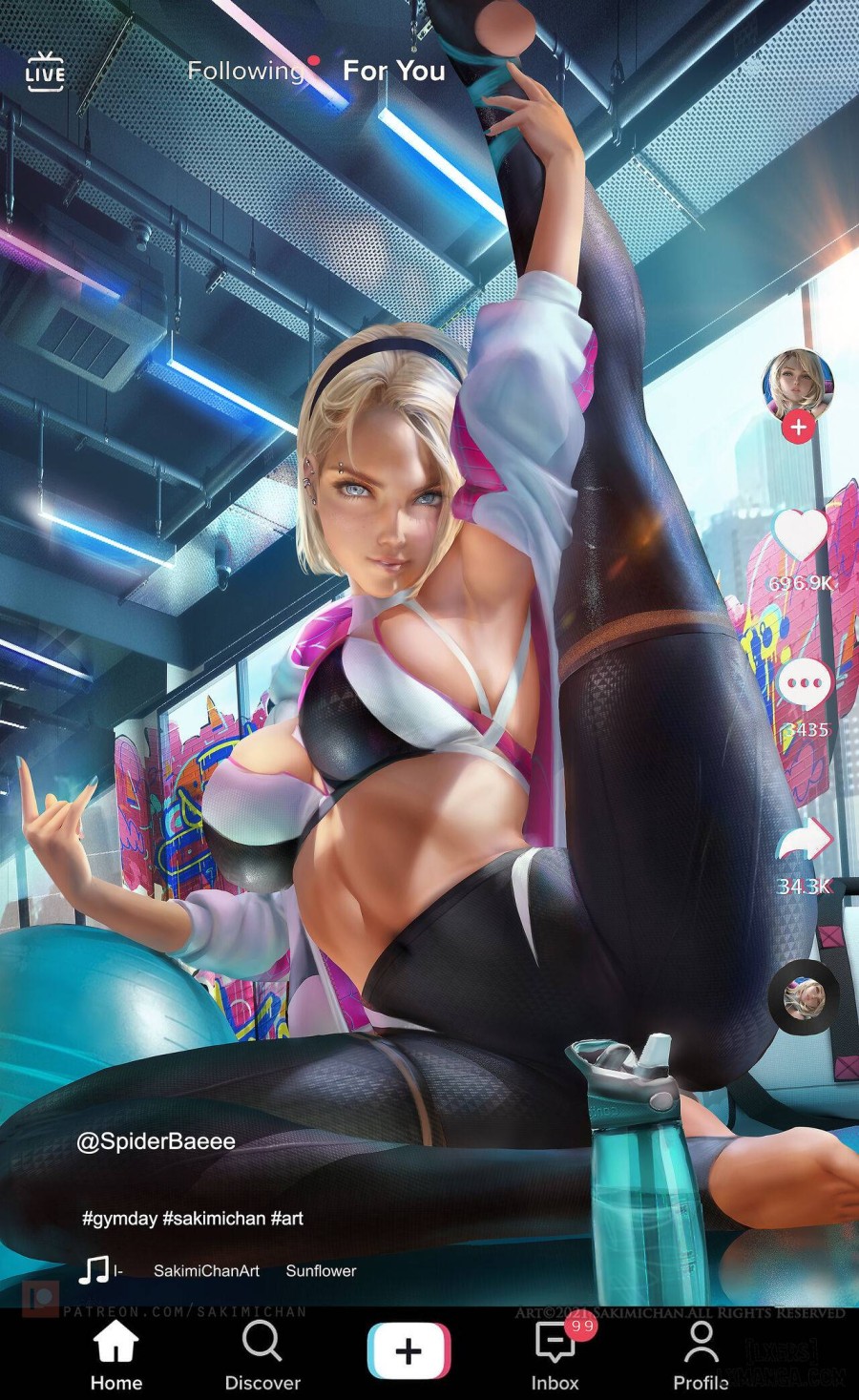 Artist Sakimichan 