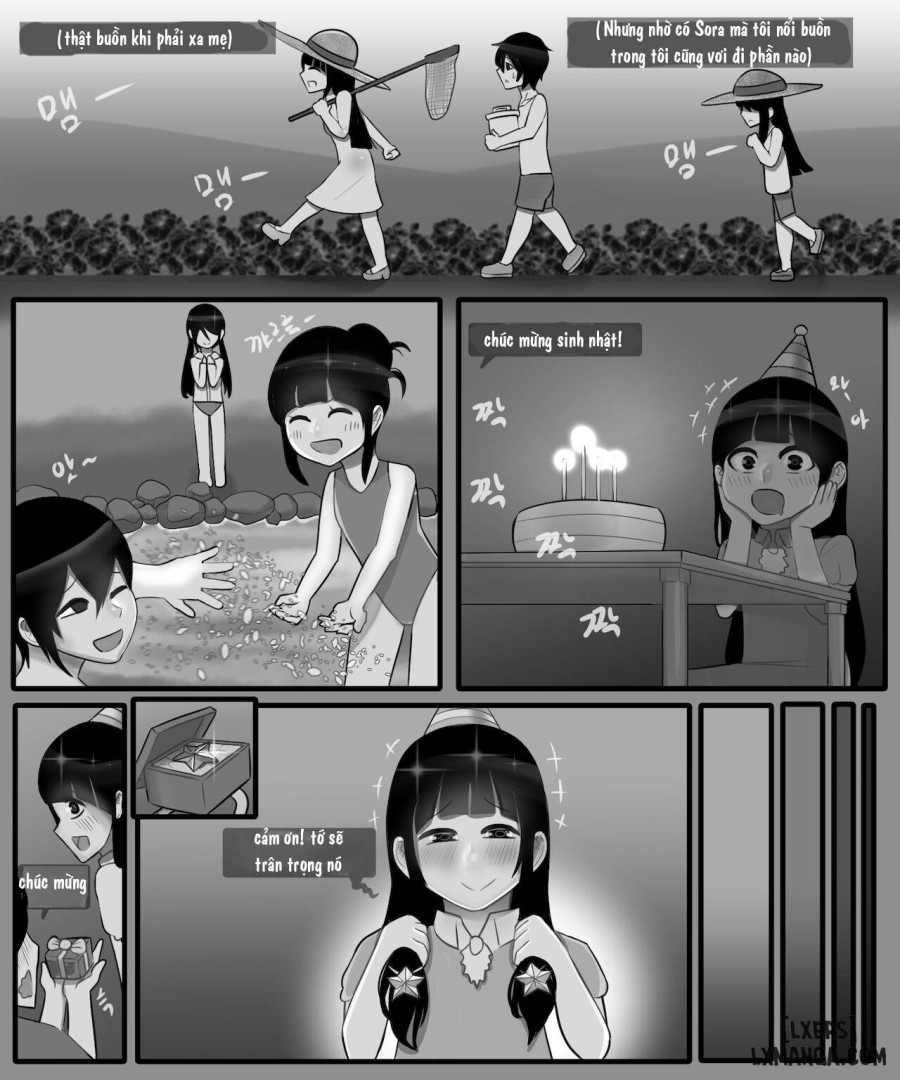 The story of a childhood friend becoming father's love 