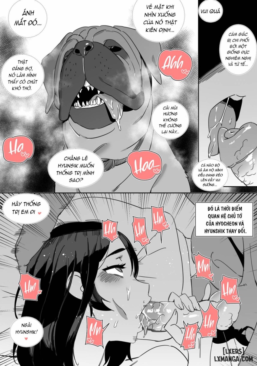 여친 개한테 NTR 당하는 만화 