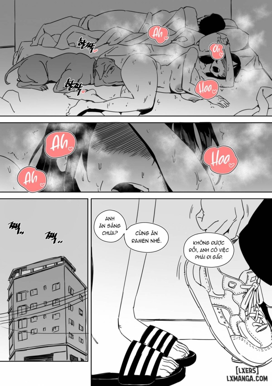 여친 개한테 NTR 당하는 만화 